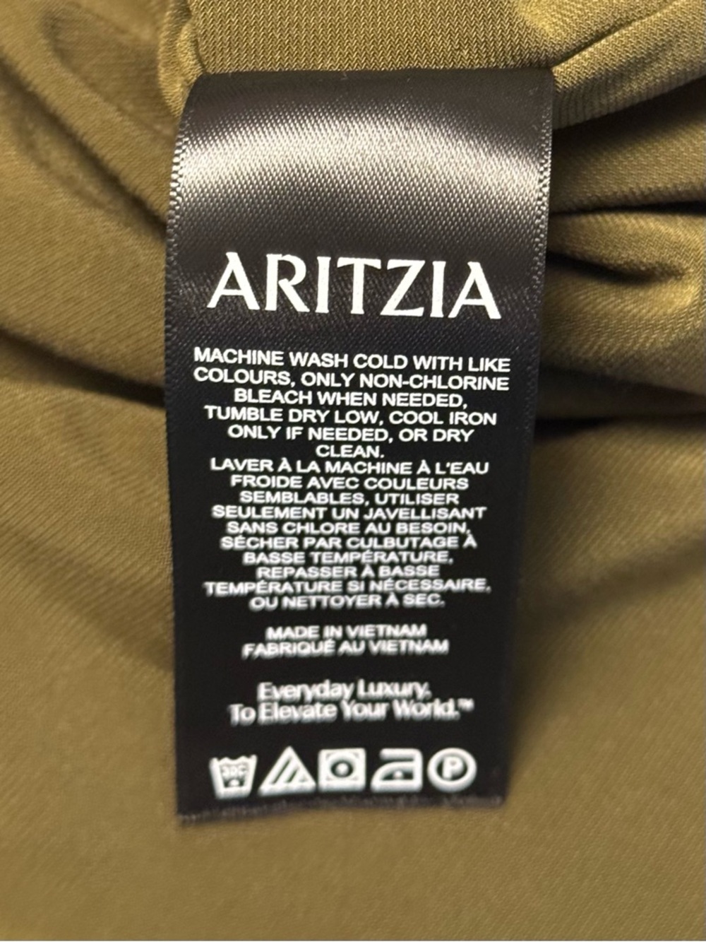Aritzia Ten by Babaton Myrna Dress - Smooth Matter™ Scoopneck Mini - Green - L - Picture 3 of 9